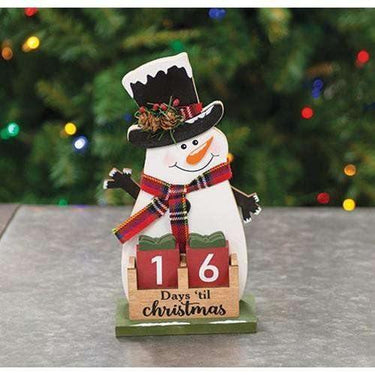 Count Down Snowman Sitter - The Fox Decor